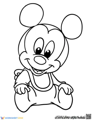 Cute Mickey Mouse Cartoon