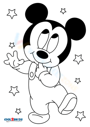 Lovely Mickey Mouse Illustration