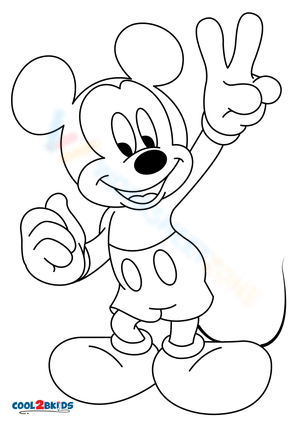 Mickey Saying "Hi"