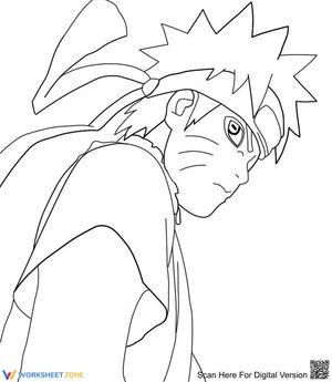 Naruto Portrait Coloring Page | Essential Grade K-5 Art