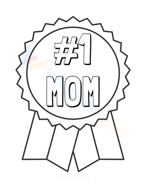 Number One Mom Illustration
