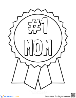 Number One Mom Illustration