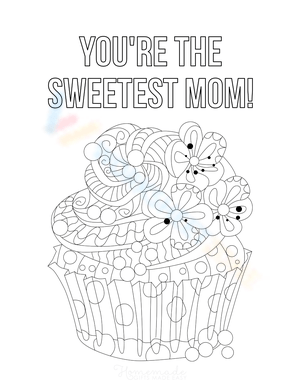 Sweetest Mom Illustration