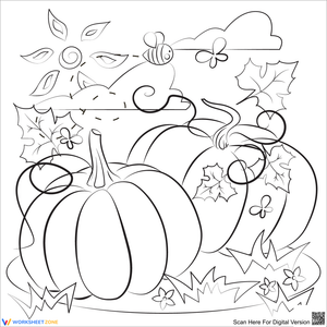 Pumpkin Harvest Illustration
