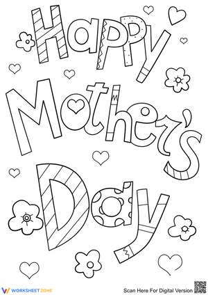 Happy Mothers Day Doodle
