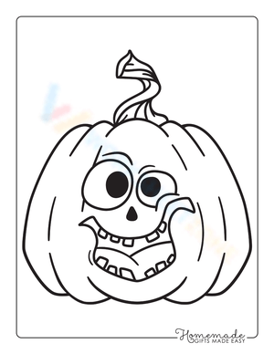 Funny Scary Pumpkin