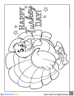Happy Turkey Day Illustration