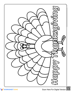 Colorful Turkey Illustration