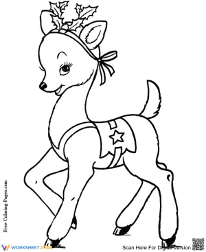 Christmas Rudolf Worksheet for Holiday Fun