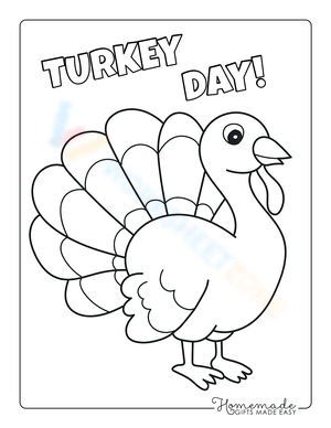 Turkey Day Worksheet for Thanksgiving Celebrations