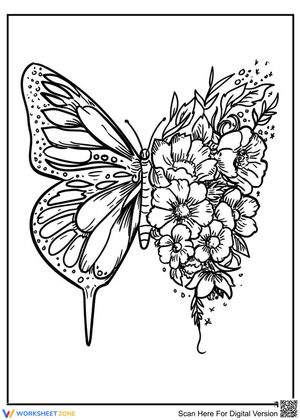 Flower and Butterfly
