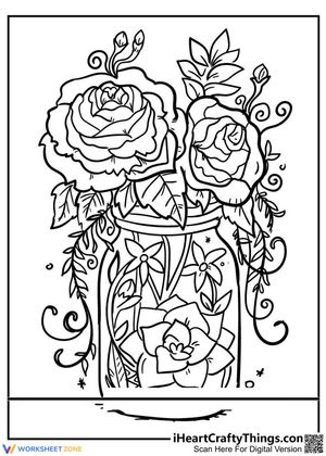 Flowers in a jar