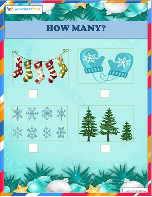 Counting Winter Items