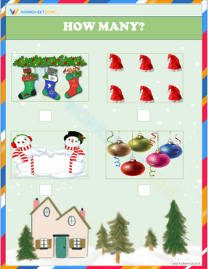 Counting Christmas Items