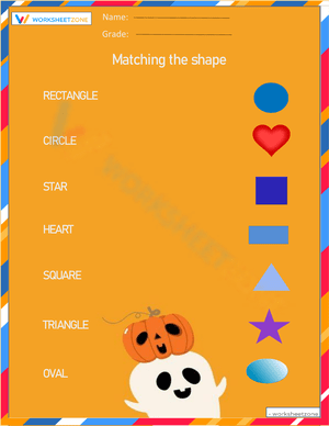 Shapes Matching Worksheet for Cognitive Skills