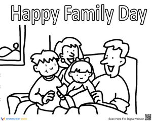 Create a Happy Family Day with this Worksheet