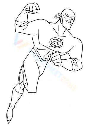 DC's The Flash Worksheet for Superhero Fans
