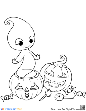 Cute baby ghost
