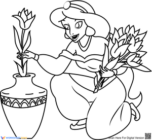 Jasmine with Flowers