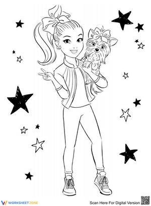 Jojo Siwa Coloring Page | Essential Grade K-5 Printable