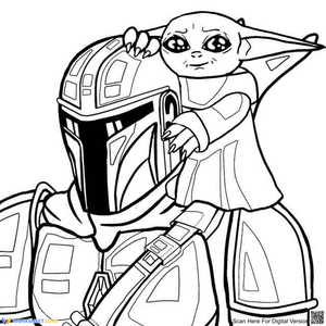 Mandalorian and Baby Yoda 2 Worksheet