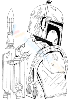 Mandalorian with Armor
