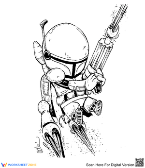 Cartoon Mandalorian