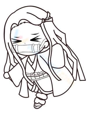 Kawaii Nezuko Character Worksheet
