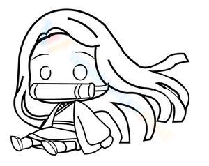 Funny Nezuko Character Worksheet