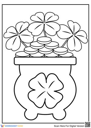 Shamrock with Four Leaves