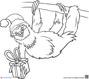 Christmas Sloth