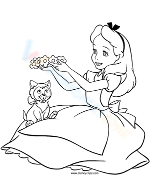 Alice crowning Dinah