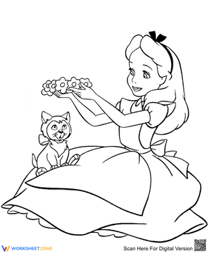 Alice crowning Dinah