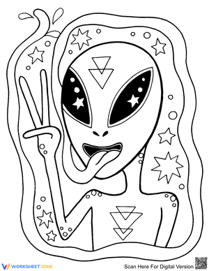Trippy Cute  Alien