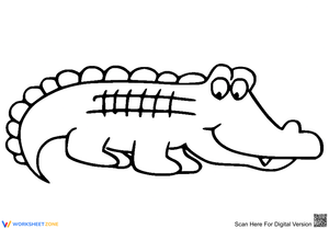 Easy Cute Alligator