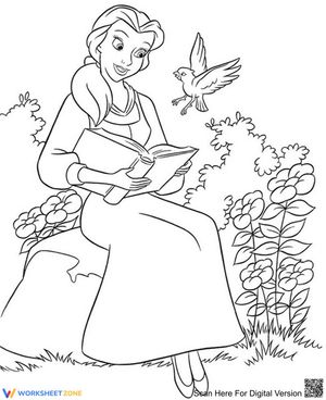 Belle Reading Book
