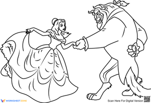 Belle dancing with the Beast