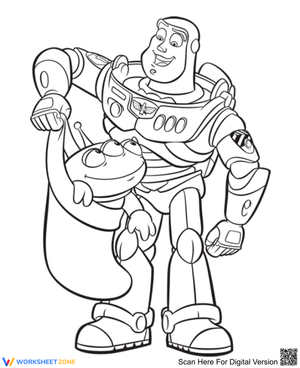Alien With Buzz Lightyear