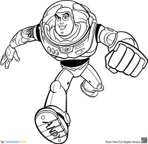 Buzz Lightyear Coloring Page | Essential Grade K-2 Activity
