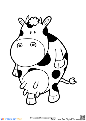 Milk Cow Worksheet: Dairy Education