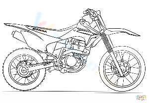 Honda Dirt Bike Activity Sheet