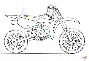 Suzuki Dirt Bike Fun Worksheet