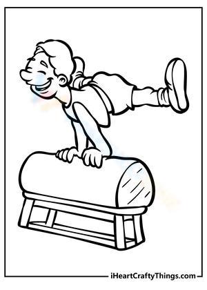 Happy Gymnastic Worksheet: Fun Activity