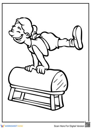 Happy Gymnastic Worksheet: Fun Activity