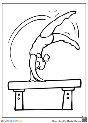 Tumbling Gymnastic Worksheet: Exercises