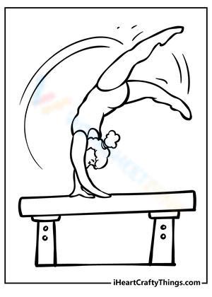 Tumbling Gymnastic Worksheet: Exercises