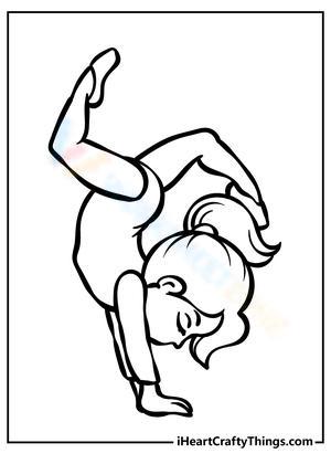 Baby Gymnastic Worksheet: Fun Activity