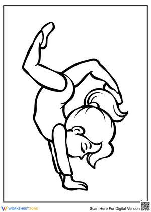 Baby Gymnastic Worksheet: Fun Activity