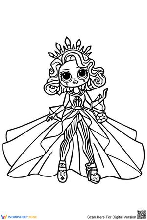 Queen Crystal Coloring