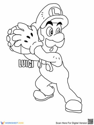 Luigi is Playing Worksheet: Fun Time